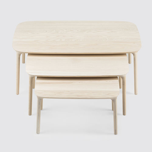 Moderner Satztisch - ELLE - MS&WOOD - Eiche / Massivholz / Esche