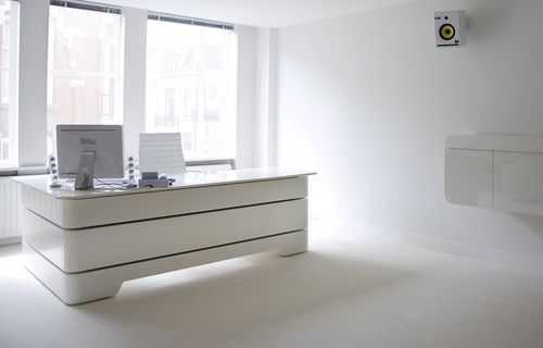 Chefschreibtisch - 20 - RKNL - modern / lackiertes MDF / für Gewerbegebrauch