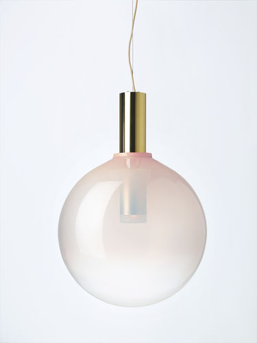 Hängelampe - PHENOMENA : PINK - BOMMA - Glas / modern / mit Kabel