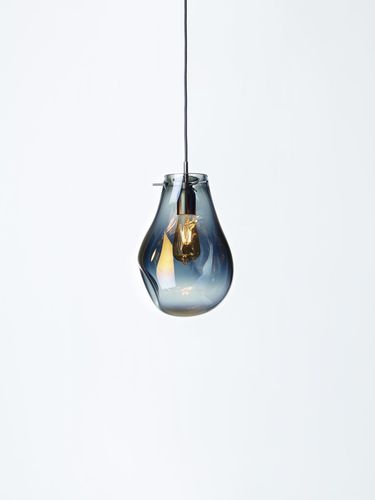 Hängelampe - SOAP (silver/gold/blue) - BOMMA - Glas / modern / mit Kabel