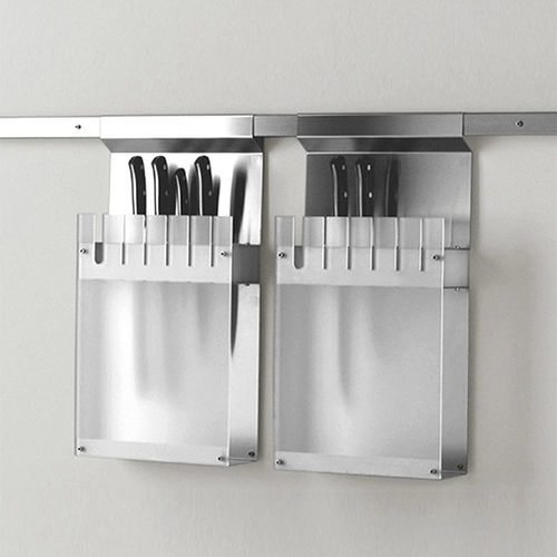 Edelstahl-Messerblock - Boffi