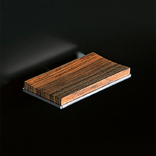 Wandmontierter Seifenhalter - Blade - Boffi - Holz / aus Edelstahl 304 / für Bad