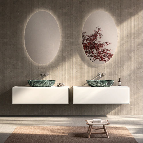 Modernes Badezimmer - FLYER  - Boffi - Holz / Corian® / Dekton®
