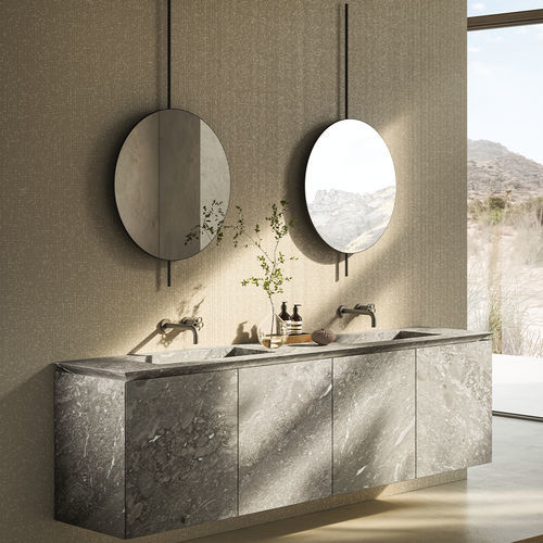 Modernes Badezimmer - B14 - Boffi - Holz / Marmor / Corian®