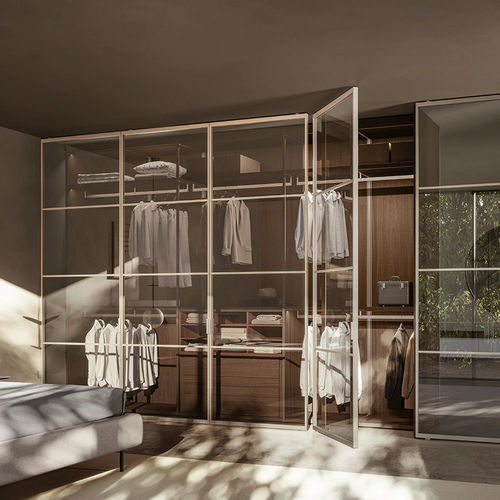 Eckkleiderschrank - Antibes  - Boffi - Einbau / modern / Leder