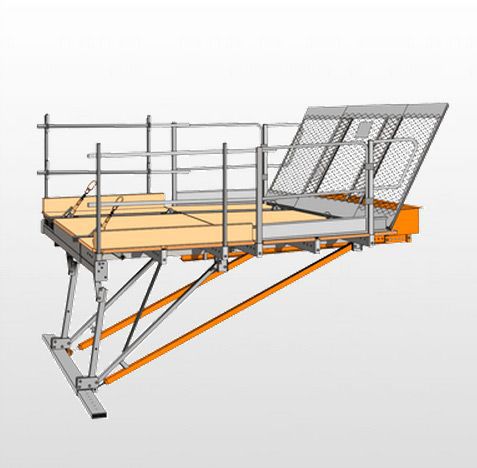 Plattform für Baustelle - REMAT  - sateco