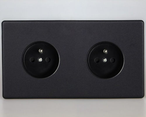Doppelte Steckdose - NMT-PC2 - ALSO & CO - wandmontiert / Unterputz / Metall