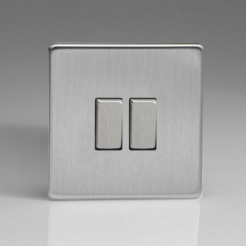 Wippschalter - ACB-RS2 - ALSO & CO - Einbau / doppelt / Stahl