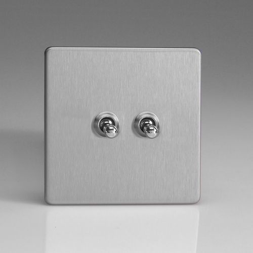 Kippschalter - ACB-TS2 - ALSO & CO - Einbau / doppelt / Stahl