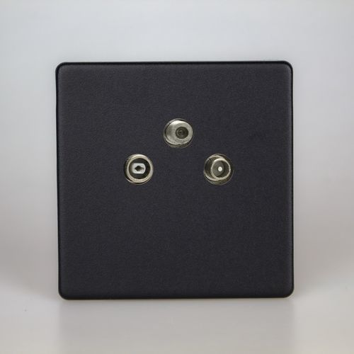Antennensteckdose - NMT-TVS - ALSO & CO - SAT / Funk / 3-fach