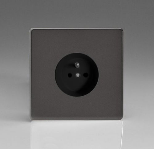 Wandmontierte Steckdose - ETN-PC - ALSO & CO - Unterputz / Metall / modern