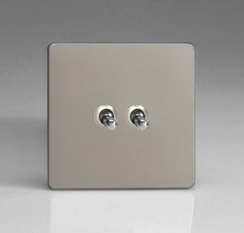 Kippschalter - STN-TS2 - ALSO & CO - Einbau / doppelt / Chrom