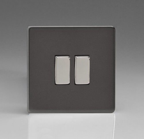 Wippschalter - ETN-RS2 - ALSO & CO - Einbau / doppelt / Metall