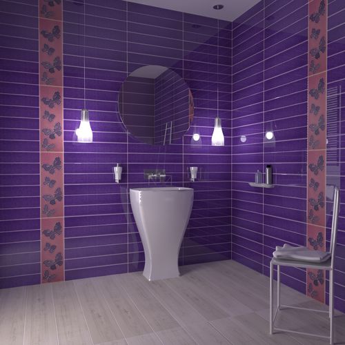 Keramikfliesen - CRAKL.È BUTTERFLIES - AcquarioDue - Relief / für Badezimmer / Wand