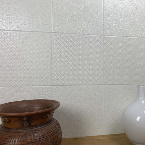 Keramikfliesen - WONDER'S PATCH BIANCO W300 - AcquarioDue - Relief / für den Innenraum / für Badezimmer