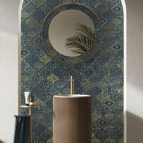 Fliesen / emaillierte Keramik - KLIMT KL8 W316 - AcquarioDue - Relief / für den Innenbereich / für Wohnzimmer