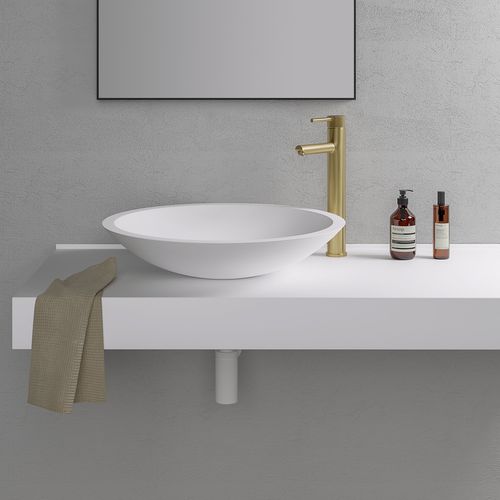 Aufsatzwaschbecken - NOTION - Lusso Stone - kreisförmig / aus