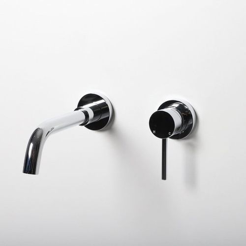 Einhebelmischer für Waschtisch - LUXE - Lusso Stone - wandmontiert / verchromter Messing / für Badezimmer