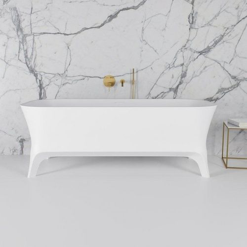 Freistehende Badewanne - MOMO 1800 - Lusso Stone - Verbundwerkstoff / Mineralguss / modern