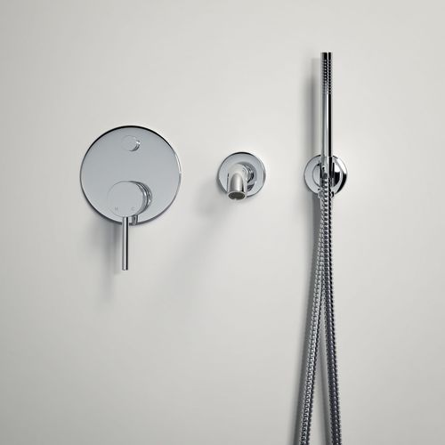Einhebelmischer für Dusche - LUXE - Lusso Stone - wandmontiert / für Badezimmer / 3-Loch