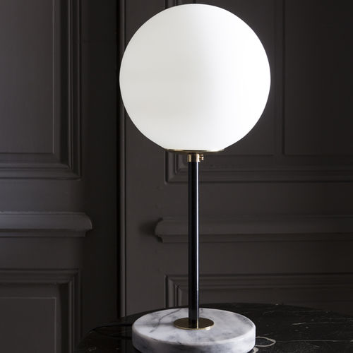 Tischlampe - 06 - MAGIC CIRCUS EDITION - poliertes Messing / geblasenes Glas / Marmor
