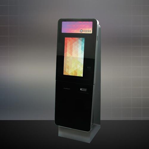 Infosäule für den Innenraum - BENCHMARK - Kiosk Information Systems - mit Touchscreen