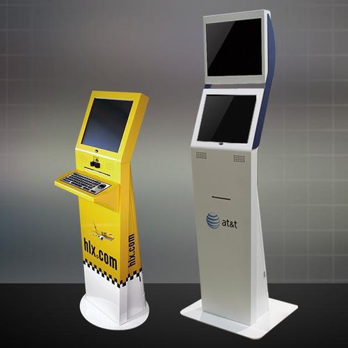 Infosäule für den Innenraum - STEALTH - Kiosk Information Systems - für Außenbereich / mit Touchscreen