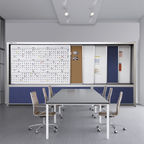 Magnettafel - PLANVIEW - Magnatag Visible Systems - löschbar / wandmontiert / selbsttragend