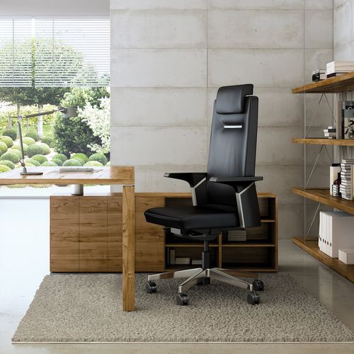 Moderner Chefsessel - CEO : CO103 - BEJOT SP. Z O.O. - Leder / Stoff / Aluminium