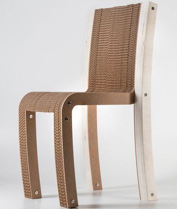 Moderner Stuhl - Varese - Lessmore - für Außenbereich / für den Innenraum / Holz