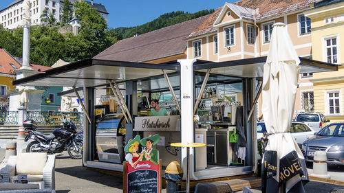 Solarbetriebener Kiosk - CUBOX_BAR - HBT Energietechnik e.U. - Gastronomie / Stahl