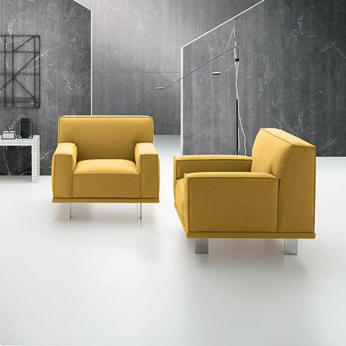 Moderner Sessel - YOUNG - Felis s.r.l. unipersonale - Stoff / Polyurethan / Kiefer