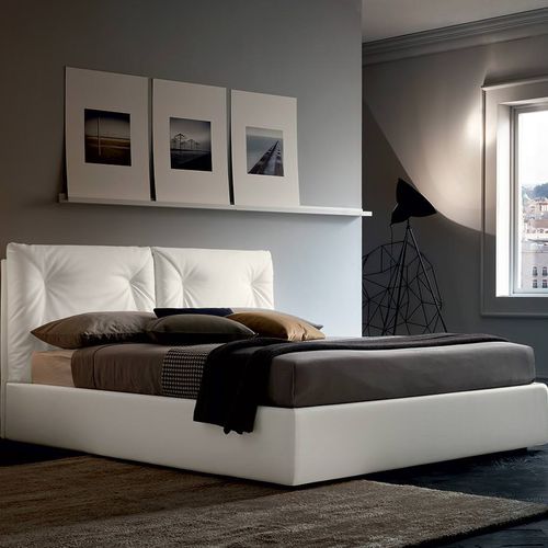 Doppelbett - EDGAR - Felis s.r.l. unipersonale - Einpersonen / modern / Polster