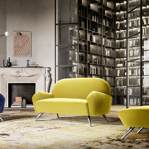 Modernes Sofa - CLAIR - Felis s.r.l. unipersonale - Stoff / mit Armlehnen / mit abnehmbarem Bezug