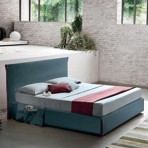 Doppelbett - TIM-A - Felis s.r.l. unipersonale - Einpersonen / modern / Polster