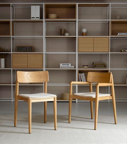 Sessel / skandinavisches Design - DANTE - take me HOME. - Baumwolle / Sperrholz / Leinen