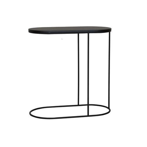 Beistelltisch / minimalistisches Design - PIVOT - take me HOME. - Holzfurnier / pulverbeschichteter Stahl / Gestell aus Metall