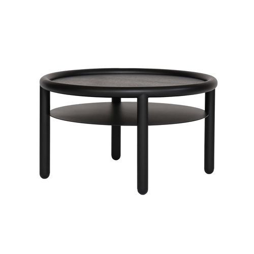Couchtisch / minimalistisches Design - MONOLIT - take me HOME. - mattlackiertes Holz / Eiche / pulverbeschichteter Stahl