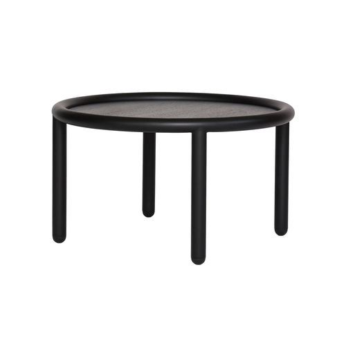 Couchtisch / minimalistisches Design - MONOLIT - take me HOME. - pulverbeschichteter Stahl / Holzfurnier / Eiche
