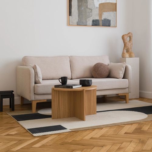 Kompaktes Sofa - ALBA - take me HOME. - skandinavischer Stil / Leinen / Baumwolle