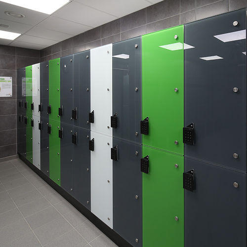 Glasgarderobenschrank - ILOCKER - Washroom Washroom Limited - Zahlen / für öffentliche Einrichtungen / gesichert