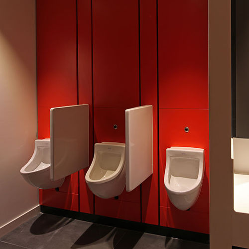 Wandmontierte Vertäfelung - LAMINATE DUCTING - Washroom Washroom Limited - PVC / matt