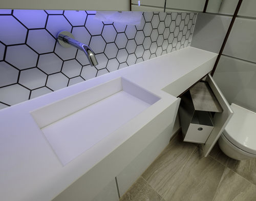 Silestone®-Waschtischplatte - Washroom Washroom Limited - zur beruflichen Nutzung