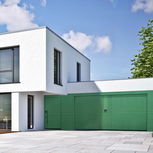 Kipptor für Garagen - Ondulè - SILVELOX GROUP SPA - Okoumé / manuell / automatisch