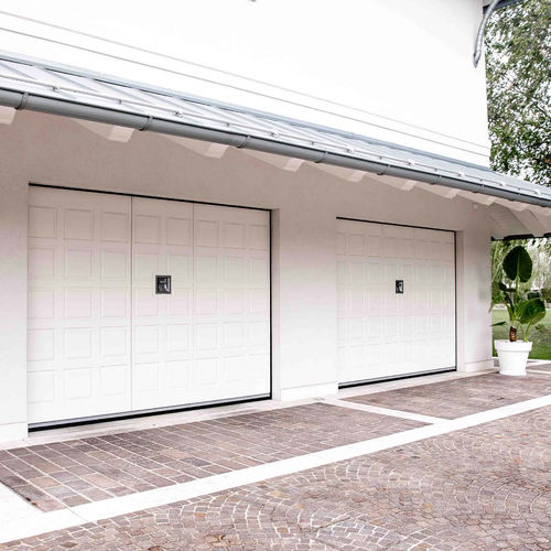 Kipptor für Garagen - Top - SILVELOX GROUP SPA - Eiche / Lärche / Okoumé