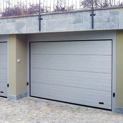 Sektionale Garagentür - Amapà - SILVELOX GROUP SPA - galvanisiertem Stahl / automatisch / manuell