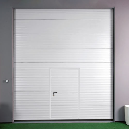 Sektionales Industrietor - SM Series - SILVELOX GROUP SPA - galvanisiertem Stahl / automatisch / Sicherheit
