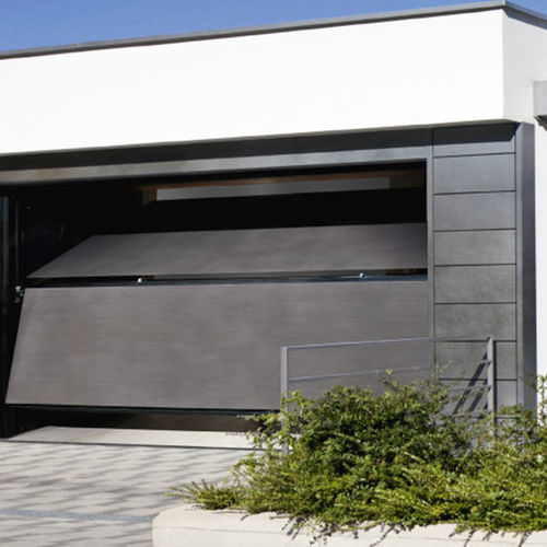 Sektionale Garagentür - SECURLAP DUO - SILVELOX GROUP SPA - Massivholz / Holzfurnier / Sperrholz