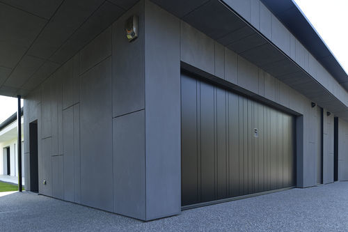 Kipptor für Garagen - Secur - SILVELOX GROUP SPA - Holz / manuell / automatisch