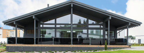 Fertigbauhaus - POLAR 165 - Polar Life Haus - umweltfreundlich / modern / mit Terrasse
